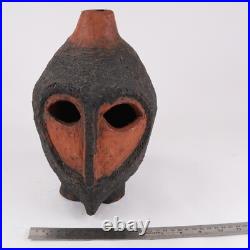 Tribal Studio Pottery Vase Bust Figure Head h28cm MCM