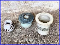 Trio of Signed Studio Pottery Pots Vases