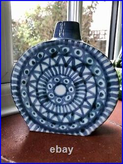 Troika Bottle Vase Early St Ives Benny Sirota c1966 Vintage Studio Pottery EXC