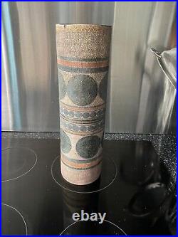 Troika Early Huge Cylinder Vase St. Ives