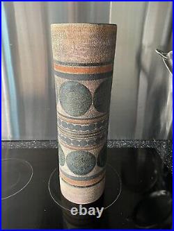 Troika Early Huge Cylinder Vase St. Ives