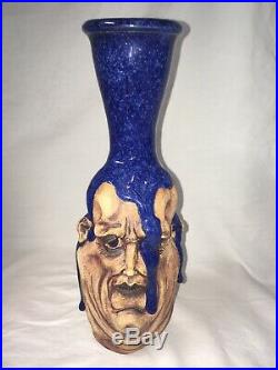 Turkey Merck Pottery Face Vase