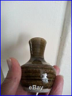 Uncommon St Ives Janet Leach, Leach Pottery Small Studio Vase. Superb Condition