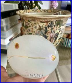 Unique Signed Vase by John Ditchfield 1982 Art Glass Studio Pottery