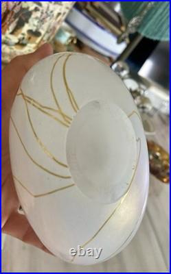 Unique Signed Vase by John Ditchfield 1982 Art Glass Studio Pottery