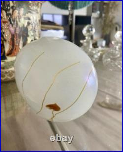 Unique Signed Vase by John Ditchfield 1982 Art Glass Studio Pottery