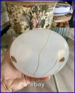 Unique Signed Vase by John Ditchfield 1982 Art Glass Studio Pottery