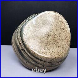 Unknown Maker Stoneware Pebble Vase #1554