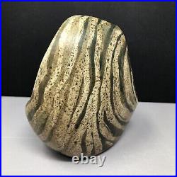 Unknown Maker Stoneware Pebble Vase #1554