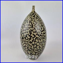 Unmarked Studio Pottery Vase With Unusual Mottled Glaze 25cm High