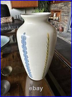 Unusual Poole Pottery Studio Freeform Vase With Design Codes