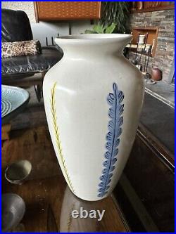 Unusual Poole Pottery Studio Freeform Vase With Design Codes