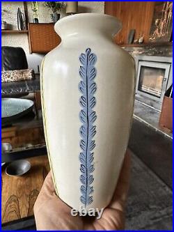 Unusual Poole Pottery Studio Freeform Vase With Design Codes