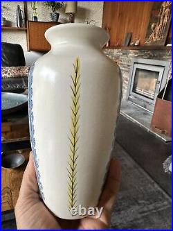 Unusual Poole Pottery Studio Freeform Vase With Design Codes