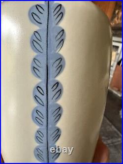 Unusual Poole Pottery Studio Freeform Vase With Design Codes