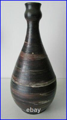 Unusual large york studio pottery vase form 1950s60s CASS ARDEN