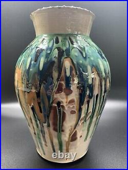 VERY RARE BIDEFORD POTTERY Harry Juniper STUDIO POTTERY VASE 10