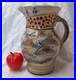 V_Large_Vtg_Willie_Carter_Studio_Pottery_Jug_Vase_Fish_Bumble_Bee_Impressive_01_hcnj