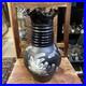 Vase_Studio_Pottery_Somerset_Brown_Marbled_Dragonfly_Ribbed_Martin_Pettinger_VGC_01_avl