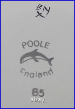 Very Large 35cm Poole Pottery Hand Thrown And Hand Painted Traditional Ware Vase