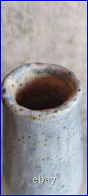 Vintage 1950s-70s UK Handcrafted Ceramic Studio Pottery Vase with Iron Spots Vintage 1950s-70s UK Handcrafted Ceramic Studio Pottery Vase with Iron Spots