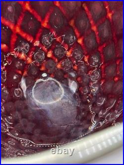 Vintage Art Studio Glass Signed Glass. Chip Scarborough Z Fusion Glass Vase