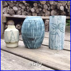 Vintage Carn Studio Pottery Job Lot Of 5 Vases One Signed John Beusmans Vintage Carn Studio Pottery Job Lot Of 5 Vases One Signed John Beusmans