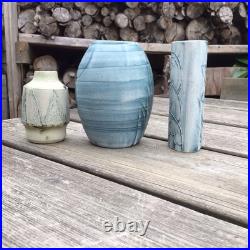 Vintage Carn Studio Pottery Job Lot Of 5 Vases One Signed John Beusmans Vintage Carn Studio Pottery Job Lot Of 5 Vases One Signed John Beusmans