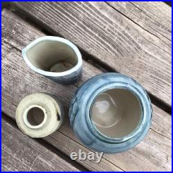 Vintage Carn Studio Pottery Job Lot Of 5 Vases One Signed John Beusmans Vintage Carn Studio Pottery Job Lot Of 5 Vases One Signed John Beusmans
