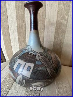 Vintage Ceramica Varadera Cuba Hand Sculpture Studio Pottery Vase Signed Manuel