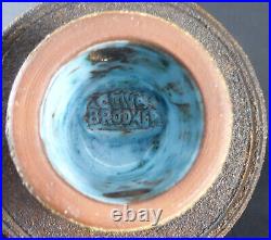 Vintage Clive Brooker Brutalist Studio Pottery Vase / Sculptural Formed Vessel