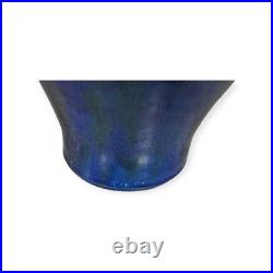 Vintage Cobalt Blue Studio Pottery Vase 1930s, Possibly Brennan, 21cm (height)