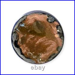 Vintage Cobalt Blue Studio Pottery Vase English Art Pottery 21cm height c. 1930