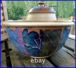 Vintage Crich Pottery Diana Worthy Studio Large Bowl Vintage Crich Pottery Diana Worthy Studio Large Bowl