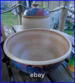 Vintage Crich Pottery Diana Worthy Studio Large Bowl Vintage Crich Pottery Diana Worthy Studio Large Bowl