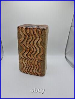 Vintage Early Bernard Rooke Brutalist Studio Pottery Vase Sculpture