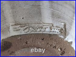 Vintage Greek Studio Pottery Vase Y. Voulgaris Signed