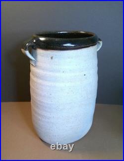 Vintage Ian Steele Studio Pottery Handled Vase