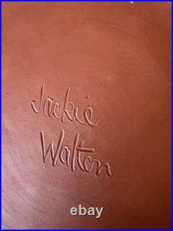 Vintage Jackie Walton Studio Pottery Plate
