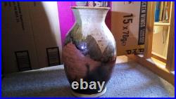 Vintage John Bedding St Ives Studio Pottery Vase JB Mark Stoneware Art