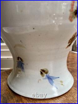Vintage Large British Art Studio Pottery Ginger Jar Urn Vase Signed Contemporary