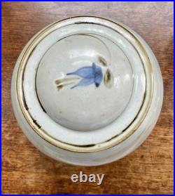 Vintage Large British Art Studio Pottery Ginger Jar Urn Vase Signed Contemporary