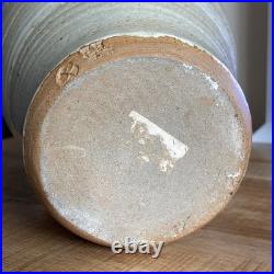 Vintage Large Eddie Hopkins Winchcombe Studio Pottery Lugged Vase 41cm Rustic