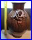 Vintage_Large_Heavy_Studio_Art_Pottery_Vase_Brown_Sculpted_Rose_Floral_Detail_01_cabg