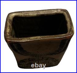Vintage Louis Hudson Stoneware Studio Pottery Chimney Vase Cornwall England MCM Vintage Louis Hudson Stoneware Studio Pottery Chimney Vase Cornwall England MCM