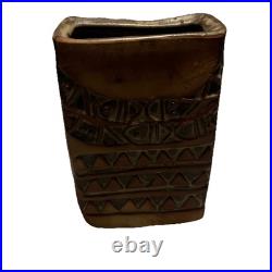 Vintage Louis Hudson Stoneware Studio Pottery Chimney Vase Cornwall England MCM Vintage Louis Hudson Stoneware Studio Pottery Chimney Vase Cornwall England MCM