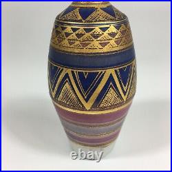 Vintage Mary Rich Studio Pottery Vase 18.5cm In Height