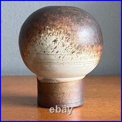 Vintage Mid-Century Modern Danish Studio Pottery Bud Vase By Aage Würtz 1950s