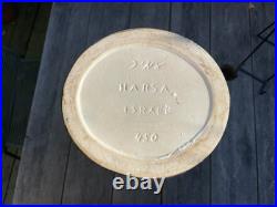 Vintage Mid Century Nehemia Azaz Harsa Studio Pottery Very Large Vase Israel