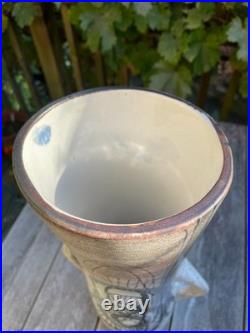 Vintage Mid Century Nehemia Azaz Harsa Studio Pottery Very Large Vase Israel